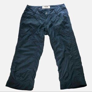 Mountain Khakis Size 2 Hiking Pants Capri Blue Gorpcore Adventure Outdoors
